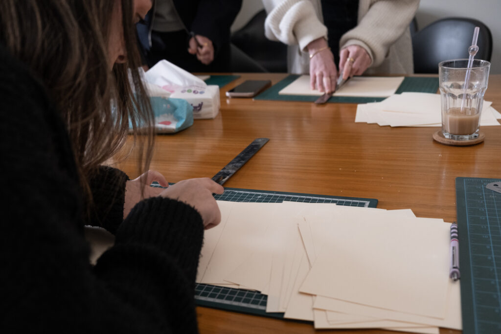 DAA x Dania Hany Book Binding Workshop Book Binding + Paper Folding workshop by Dar Arafa Architecture