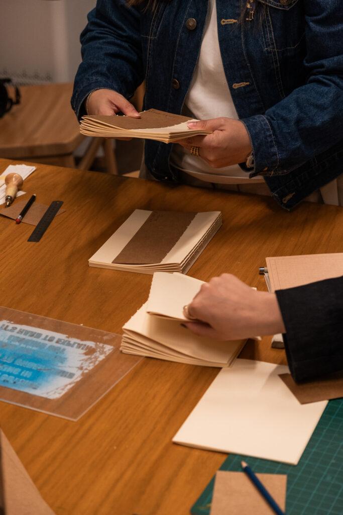 DAA x Dania Hany Book Binding Workshop Book Binding + Paper Folding workshop by Dar Arafa Architecture